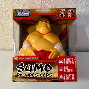 X/B Sumo RC Wrestlers Red Rikishi 27 MHZ Japanese Competition Action Figure